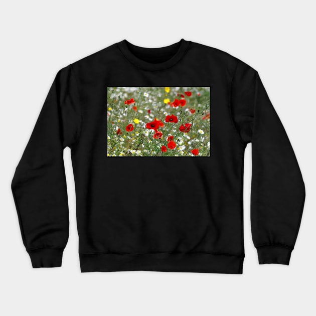 wildflower meadow Crewneck Sweatshirt by Simon-dell
